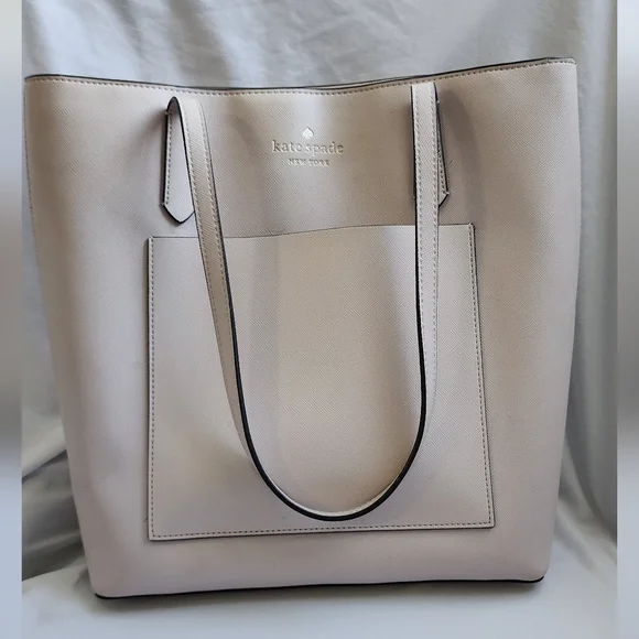 kate spade Light Beige/pink Tote Bag - Picture 1 of 5